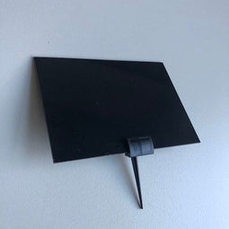 Klika - Prijspen kunststof zwart lengte 5cm 10st - 20 stuks