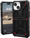 Urban Armor Gear Monarch Kevlar - iPhone 15 Hoesje - Schokbestendig - Rood