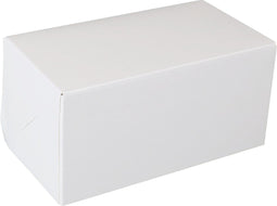 Gebaksdoos | karton | 18x10x9cm | wit | 100 stuks