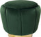 IRVING - Poef - Groen - 43 cm - Fluweel