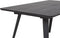 IRVINGTON - Eettafel - Zwart - 90 x 160/200 cm - MDF