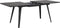 IRVINGTON - Eettafel - Zwart - 90 x 160/200 cm - MDF
