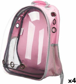 Huisdierenrugzak Roze Transparant 43 x 26 x 33 cm