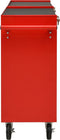 vidaXL - Gereedschapswagen - met - 14 - lades - staal - rood