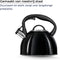 Smile - RVS Fluitketel - 3 Liter - Alle Warmtebronnen - Zwart