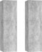 vidaXL - Tv-meubels - 2 - st - 30,5x30x110 - cm - bewerkt - hout - betongrijs