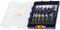 Irwin IW4042202 6-delige houtboren set in cassette - Blue Groove - 16/18/20/22/25/32 mm