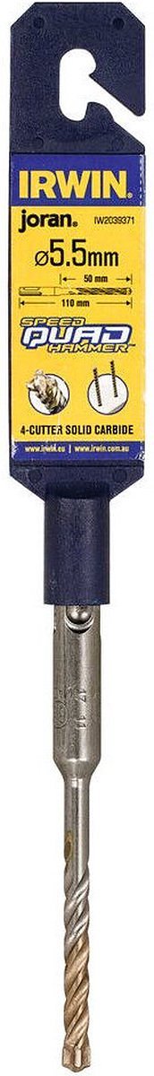 Irwin SDS-plus betonboor 4C Quad 5,5x110mm