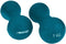Avento Handgewicht Set - Dumbbells - 2 x 1 kg - Blauw (2 stuks)