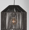 LABEL51 Ibiza Hanglamp - Zwart - Stof - 1-Lichts Cilinder
