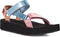 Teva W MIDFORM UNIVERSAL SHIMMER - Plateau sandalen - Leer met metallic foil - PINK MULTI