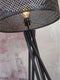 GOOD&MOJO Vloerlamp Java - Bamboe Zwart - Ø50x146cm - - Staande lampen voor Woonkamer - Slaapkamer