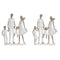 Decoratieve figuren DKD Home Decor 20,5 x 7,5 x 24,5 cm 20,5 x 6,5 x 24,5 cm Grijs Wit Familie (2...