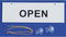 Infobord open / gesloten