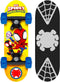 Disney Skateboard SpideyZwart/Geel/blauw/rood 43 Cm