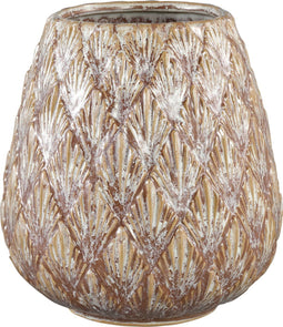 PTMD Robyn Bloempot - H21 x Ø19 cm - Keramiek - Paars