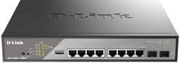 D-Link 8-Port DGS-1100-08P - Managed PoE Gigabit Ethernet Switch - 242W PoE-budget