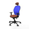 Jorquera Piqueras y Crespo 1D036N1 - Bureaustoel - Hoofdsteun en verstelbare hoogte - Blauw Bruin