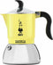 Bialetti 6578, Moka Express, 0,15 l, Zwart, Zilver, Geel, Aluminium, Roestvrijstaal, 2 kopjes, 90 mm