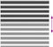 vidaXL - Zebra - rolgordijn - 160x100 - cm - stofbreedte - 155,9 - cm - zwart