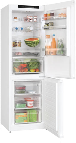 BOSCH KGN362WDF - Koel-vriescombinatie - VitaFresh XXL lade - Wit