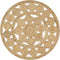 vidaXL - Vloerkleed - handgemaakt - 240 - cm - gevlochten - jute