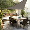 Zonnetent Aktive Driehoekig 500 x 0,5 x 500 cm Grijs Polyester (4 Stuks)