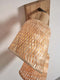 GOOD&MOJO Plafonniere Java - Bamboe Naturel/Zwart - 28x15x24cm -