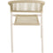 Nagano - Stapelstoel - Aluminium frame - Beige