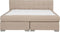 ADMIRAL - Boxspringbed - Zandbeige - 180 x 200 cm - Polyester