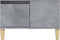 vidaXL - Salontafel - 55x55x36,5 - cm - bewerkt - hout - betongrijs