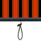 vidaXL - Rolgordijn - voor - buiten - 100x250 - cm - oranje - en - bruin