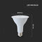 V-TAC VT-230 - LED-lamp - E27 - 11 W - 800 lumen - 3000 K - Warm wit licht