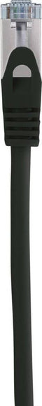 Renkforce RF-5043938 RJ45 Netwerkkabel, patchkabel CAT 6A S/FTP 0.15 m Zwart Vlambestendig 1 stuk(s)