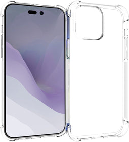 iMoshion Hoesje Geschikt voor iPhone 14 Pro Max Hoesje Siliconen - iMoshion Shockproof Case - Transparant