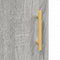 vidaXL - Hangkast - 69,5x34x90 - cm - grijs - sonoma - eikenkleurig