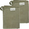 Laura Ashley Kitchen Linen Collectables Theedoeken set van 2 Wild Clematis Sage Streep