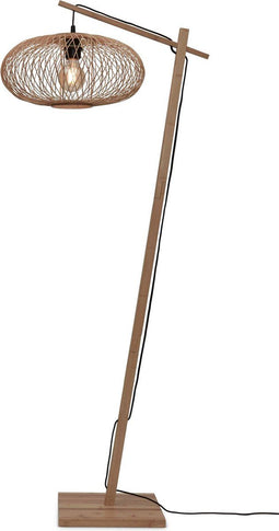 GOOD&MOJO Vloerlamp Cango - Bamboe - 62x40x150cm - - Staande lampen voor Woonkamer - Slaapkamer