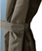 vidaXL - Prieel - met - gordijn - en - LED-lichtslinger - 3x3 - m - aluminium - taupe