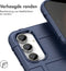 imoshion Hoesje Geschikt voor Samsung Galaxy S23 FE Hoesje Siliconen - imoshion Rugged Shield Backcover - Donkerblauw