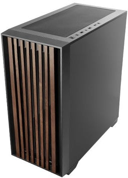 Mars Gaming MC-WOOD - Tower Behuizing - Gehard Glas Sidepanel - Bruin Zwart