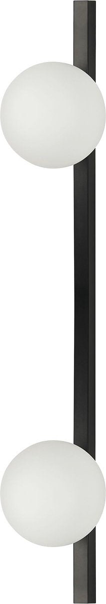 ISABELLA - Wandlamp 2 lampen - Zwart - IJzer