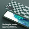 Selencia Hoesje Geschikt voor Samsung Galaxy S20 FE Hoesje Met Koord - Selencia Siliconen design hoesje met afneembaar koord - Groen / Irregular Check Green