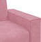 vidaXL - Tweezitsbank - 120 - cm - fluweel - roze