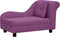 vidaXL - Hondenbank - met - kussen - 83x44x44 - cm - pluche - bordeauxrood