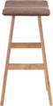 vidaXL - Barstoelen - 2 - st - stof - taupe
