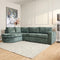MySofa Bank Alma Groen 2,5-zits + Divan Links
