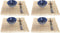 Sushi-set DKD Home Decor 14,5 x 14,5 x 31 cm Zwart Blauw Keramiek Orientaals (16 Onderdelen)
