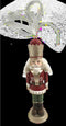Kerstversiering DKD Home Decor Hars Notenkraker (3 x 3 x 12 cm) (2 Stuks)