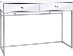 vidaXL-Wandtafel-gespiegeld-107x33x77-cm-staal-en-glas